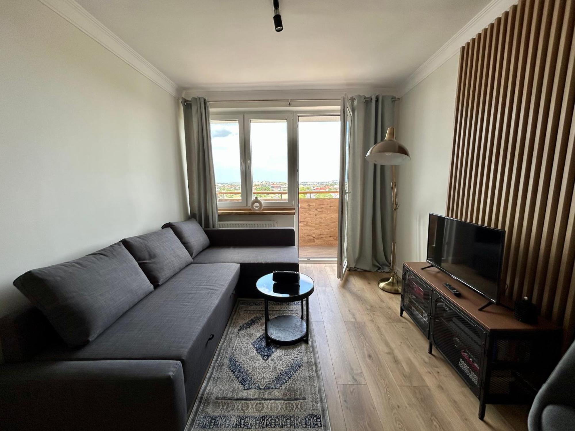 Apartament Z Widokiem Na Gdansk I Zatoke Free & Priv Parking Buitenkant foto