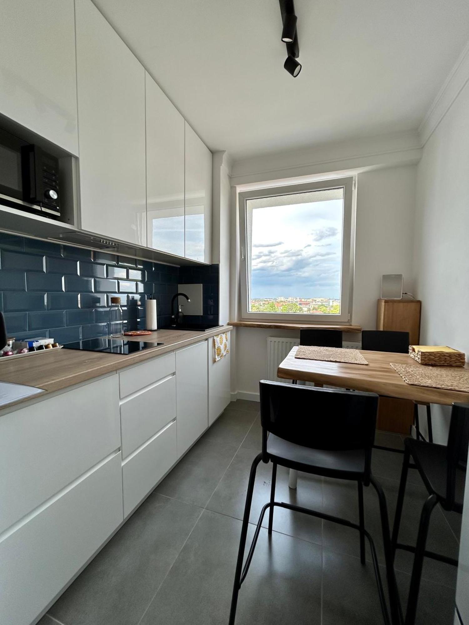 Apartament Z Widokiem Na Gdansk I Zatoke Free & Priv Parking Buitenkant foto